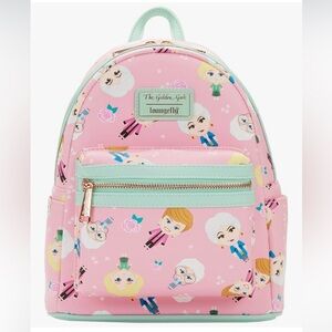 Loungefly Golden Girls Chibi AOP Mini Backpack